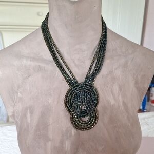 Elegant Black and Gold Necklace